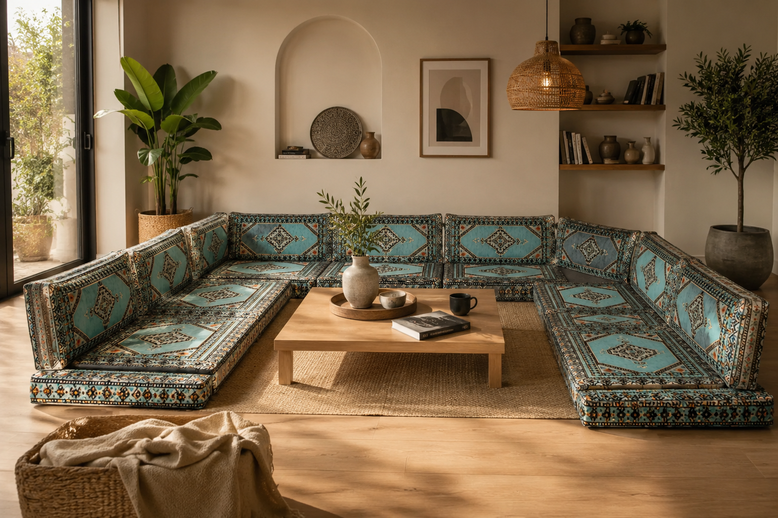 Orientalische Sitzecken: Von Tradition zu modernen Wohnräumen
