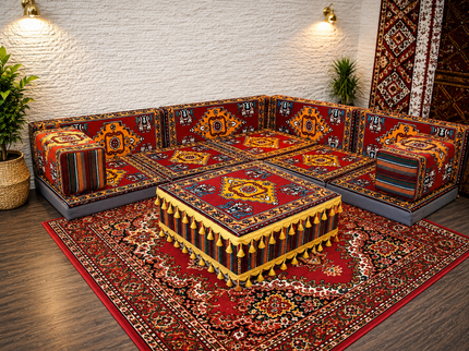 Orientalische Sitzecke Alt-Orient 13-tlg. – Sark Kösesi | Caddebuy