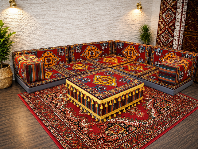 Orientalische Sitzecke Alt-Orient 13-tlg. – Sark Kösesi | Caddebuy