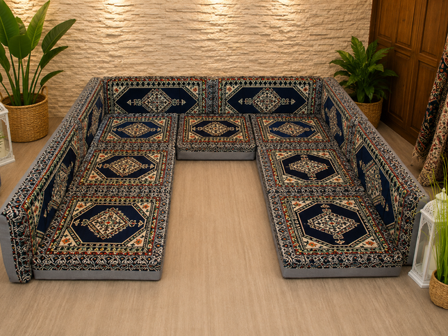 Orientalische Sitzecke – Sark Kösesi Bodensofa | Caddebuy