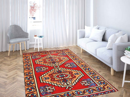 Flurläufer, Dekorativer Boho-Teppich, Handgefertigter Großer Kelim Teppich, 