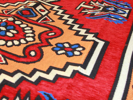 Flurläufer, Dekorativer Boho-Teppich, Handgefertigter Großer Kelim Teppich, 