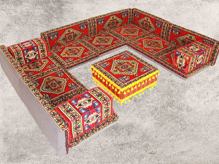 Orientalische Sitzecke, Orientalische Sitzkissen, Sark Kösesi, Kelim