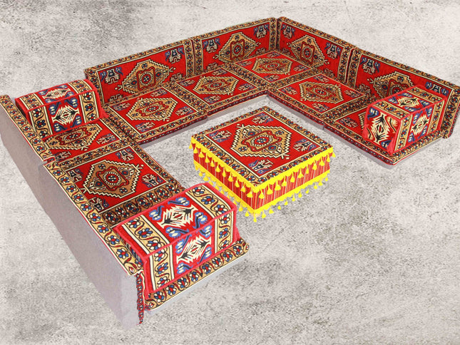 Orientalische Sitzecke, Orientalische Sitzkissen, Sark Kösesi, Kelim
