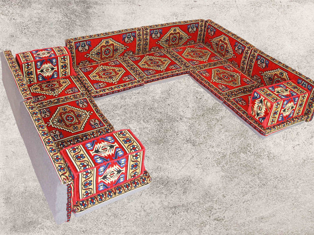 Orientalische Sitzecke, Orientalische Sitzkissen, Sark Kösesi, Kelim