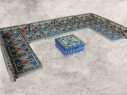 Orientalische Sitzkissen, Sitzecke, Sark Kösesi, 19-tgl. Orientalisches Sofas