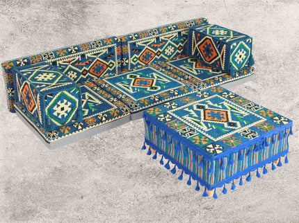 8-tlg. Kissenset, Orientalisch, Sark Kösesi, Yastik, Orient-Sitzecke, Sitzkissen-Set