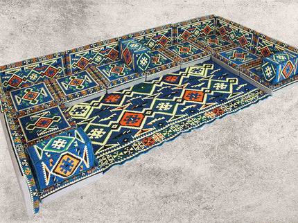 Orientalische Sitzkissen, Sitzecke, Sark Kösesi, 22-tlg. Orientalisches Sofa