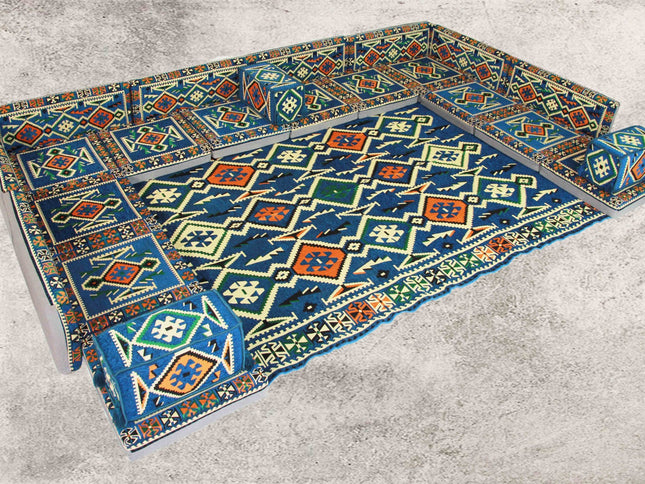 Orientalische Sitzkissen, Sitzecke, Sark Kösesi, 24-tlg. Orientalisches Sofa