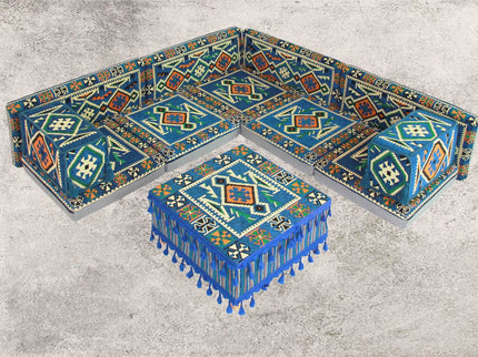 Orientalische Sitzecke, Sark Kösesi, Orientalische Ecke, Orientalische Möbel, 12-tlg.
