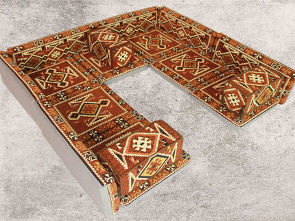 Orientalische Sitzkissen, Orientalische Sitzecke, Sark Kösesi, 16-tlg. Orientalisches Sofa