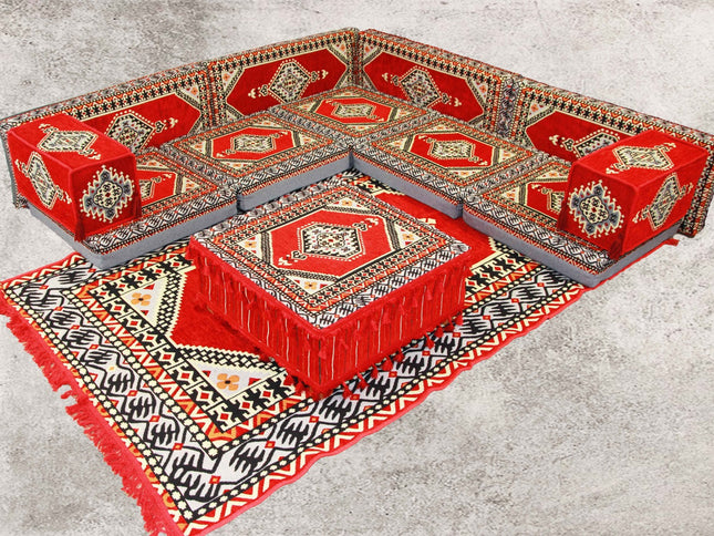 Orientalische Sitzecke, Sark Kösesi, 13-tlg. Orientalische Sitzgruppe, Ottomane