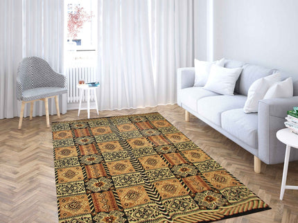  Anatolischer Kelim Teppich, Mehrfarbiger Woll-Jute-Kelim-Teppich, Handgefertigter Großer Kelim Tepp
