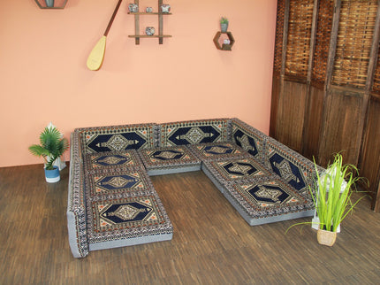 Orientalische Sitzecke, Orientalische Sitzkissen, Sark Kösesi, Kelim