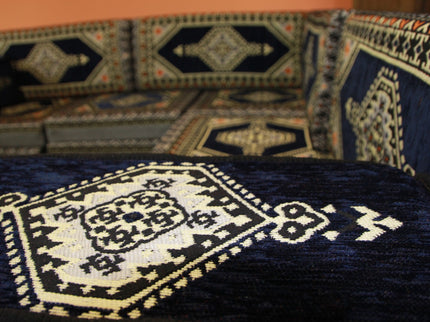 Orientalische Sitzecke, traditionelles Orientalisches Sofa, 18-tlg. Sitzkissen-Set