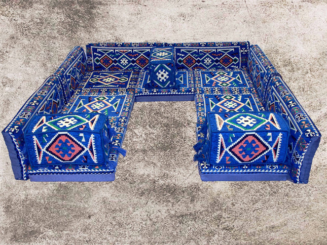 Orientalische Sitzkissen, Orientalische Sitzecke, Sark Kösesi, 16-tlg. Orientalisches Sofa