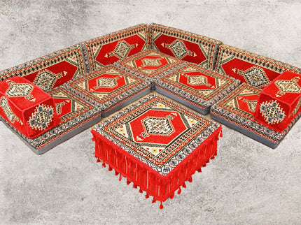 Orientalische Sitzecke, Sark Kösesi, Orientalische Ecke, Orientalische Möbel, 12-tlg.