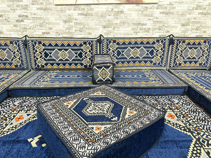 Arabisches Bodensofa, Sitzkissen, Bodensofa, Orientalisches Sofa, Sitzecke