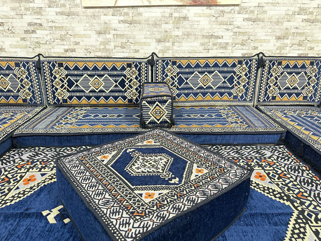 Arabisches Bodensofa, Sitzkissen, Bodensofa, Orientalisches Sofa, Sitzecke