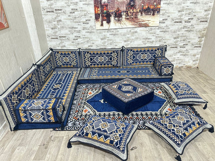 Arabisches Bodensofa, Sitzkissen, Bodensofa, Orientalisches Sofa, Sitzecke
