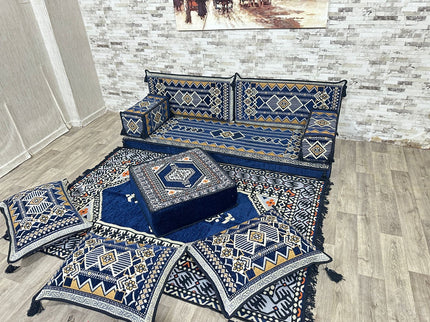 Arabisches Bodensofa, Sitzkissen, Bodensofa, Orientalisches Sofa, Sitzecke