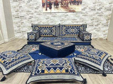 Arabisches Bodensofa, Sitzkissen, Bodensofa, Orientalisches Sofa, Sitzecke