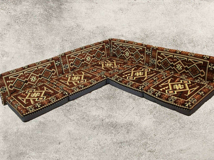 Orientalische Sitzkissen, Sitzecke, Sark Kösesi, 9-tlg. Orientalisches Set
