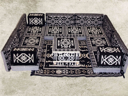 Orientalische Sitzecke, Sark Kösesi, 19-tlg. Orientalisches Sofa, Orientalische Ecke