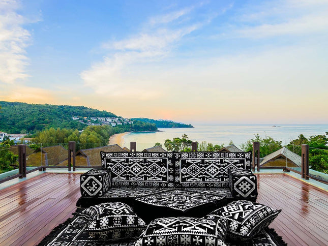 Orientalisches Sofa Set, Majlis-Sitzmöbel, Bodenkissen, Arabische Majlis, Türkisches Boden Sitzset