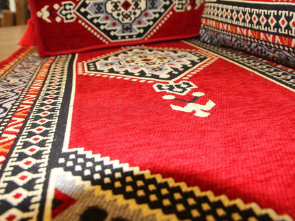 Sark Kösesi, Orientalische Sitzecke, Kelim, Sedir Minder, Orientalisches Sofa