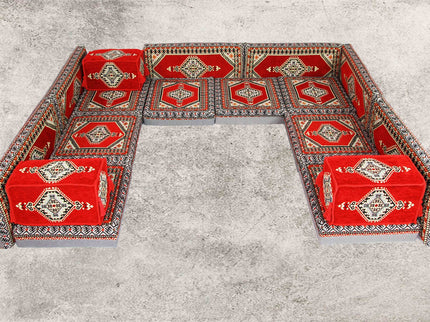 Orientalische Sitzecke, Orientalische Sitzkissen, Sark Kösesi, Kelim