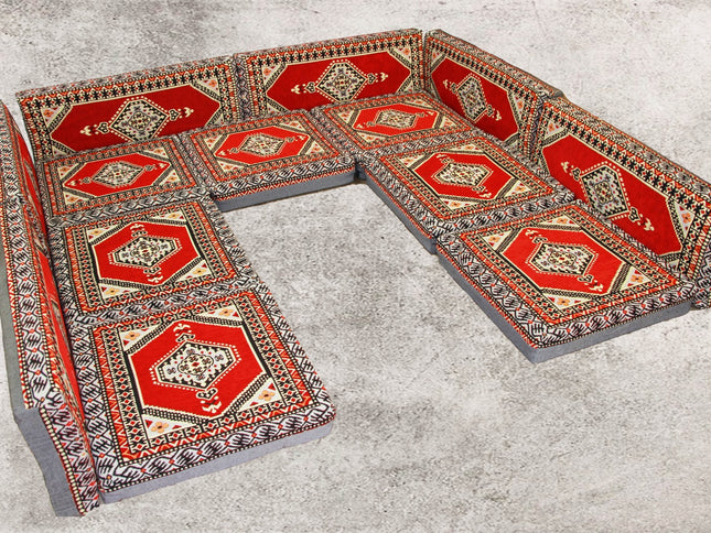 Orientalische Sitzecke, Sark Kösesi, Orientalische Ecke, Orientalische Möbel, 13-tlg.