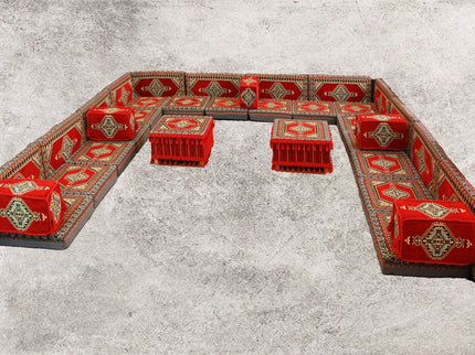 Orientalische Sitzecke, Sark Kösesi, Orientalisch Ecke, Orientalische Möbel, 35-tlg.