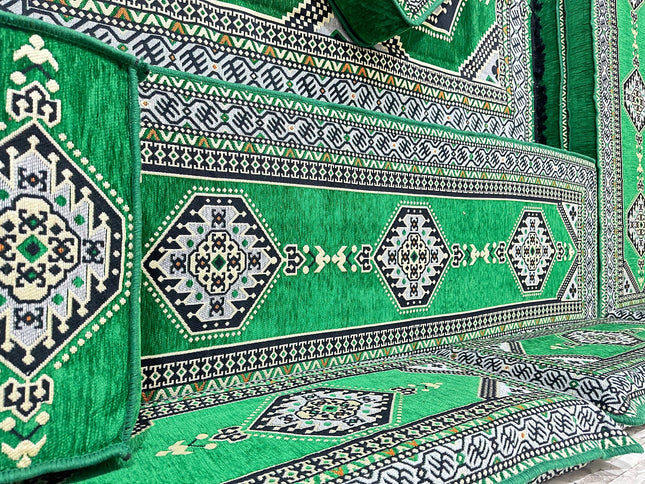 L förmiges orientalisches Sofa Set, Majlis-Sitzmöbel, Bodenkissen, Arabische Majlis, Türkisches Bode